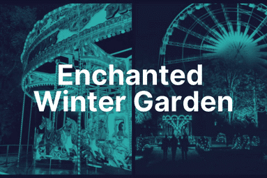 Enchanted winter garden case study